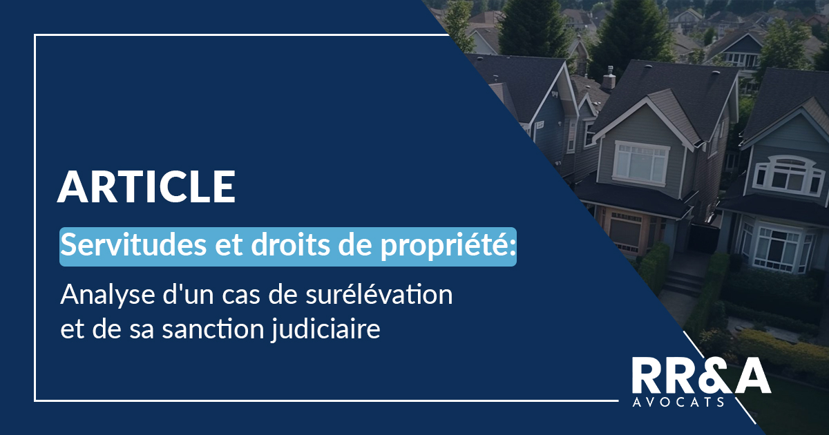 Servitudes et droits de propriété 